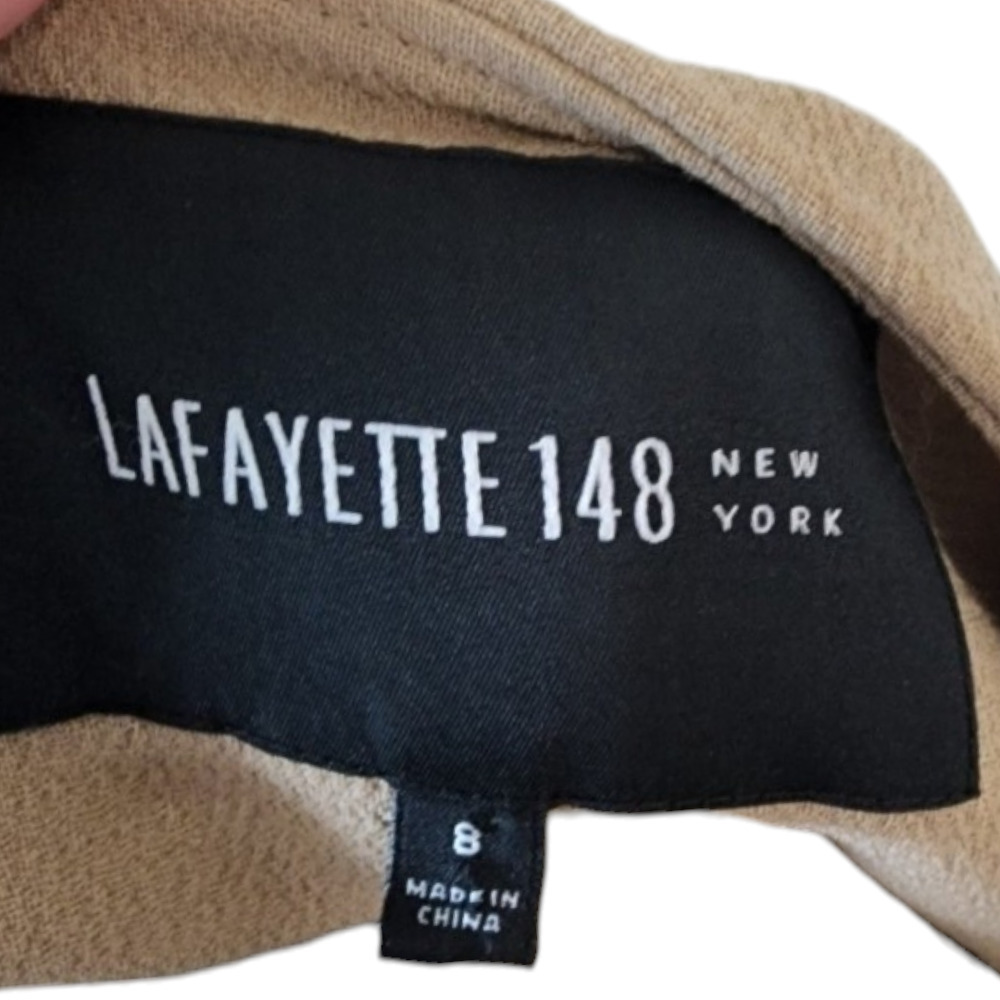 Lafayette 148 wool blazer tan size 8 - Picture 5 of 8
